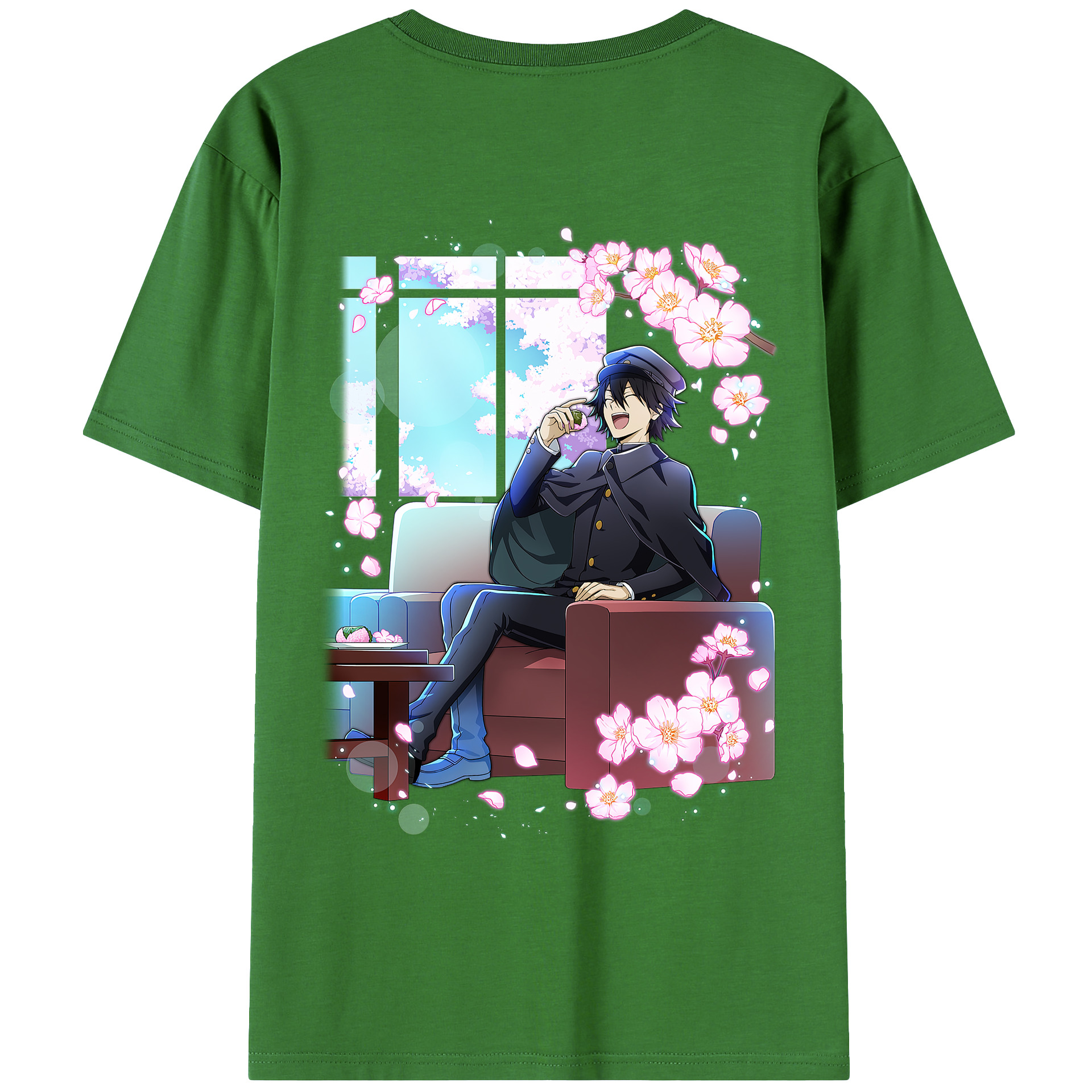 （画像用） 文豪ストレイドッグス Bungo Stray Dogs レディース半袖Tシャツ(バックプリント)